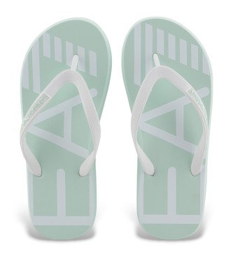 EA7 Flip-Flops Logo grn