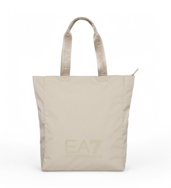 EA7 Sac  main moyen avec logo beige