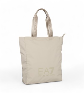 EA7 Sac  main moyen avec logo beige