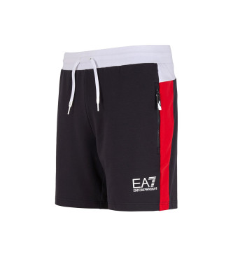 EA7 Basic navy shorts med lbegang