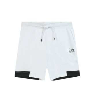 EA7 Pantaloncini serie logo bianco