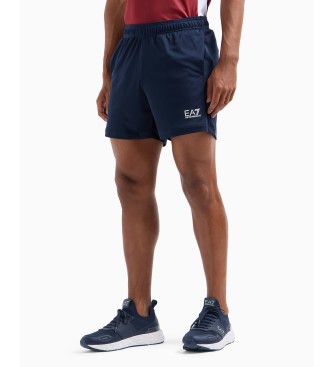 EA7 Tennis Pro shorts in navy VENTUS7 technical fabric