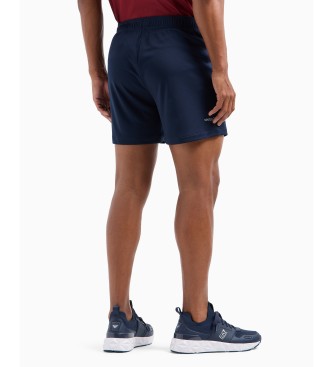 EA7 Tennis Pro shorts in navy VENTUS7 technical fabric