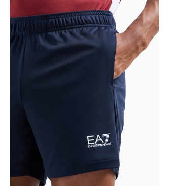 EA7 Tennis Pro shorts in navy VENTUS7 technical fabric