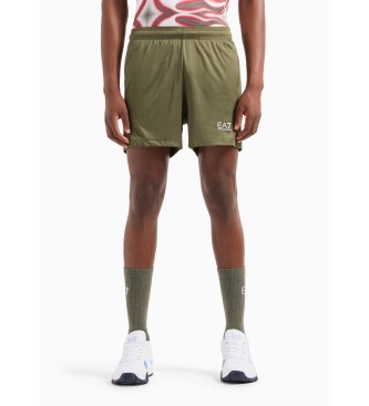 EA7 Tennis Pro Short van technische stof VENTUS7 groen