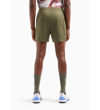 EA7 Tennis Pro Short van technische stof VENTUS7 groen