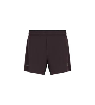 EA7 Dark brown sports shorts