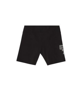 EA7 Sorte shorts med logo