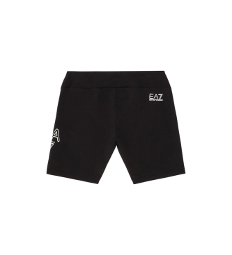 EA7 Sorte shorts med logo