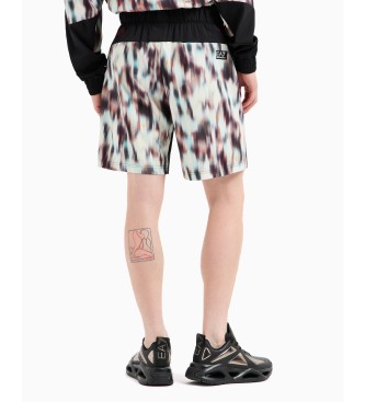 EA7 Pantaloncini bianchi riciclati