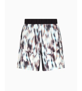 EA7 Pantaloncini bianchi riciclati