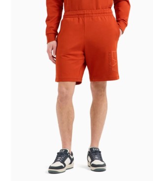 EA7 Sichtbarkeit Bermudashorts orange  