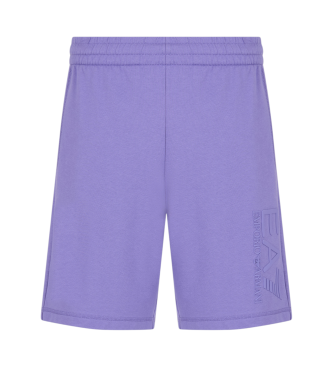 EA7 Visibility bermudashorts i bomuld, lilla