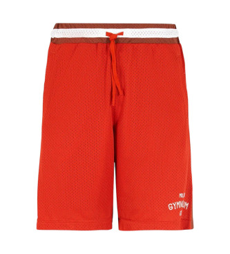 EA7 Speciale pasvorm shorts oranje