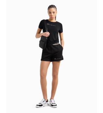 EA7 Shorts Dynamic Athlete de tejido tcnico Natural Ventus7 negro