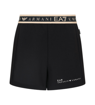 EA7 Short Dynamic Athlete en tissu technique Natural Ventus7 noir