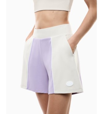 EA7 Sporting Club purple shorts