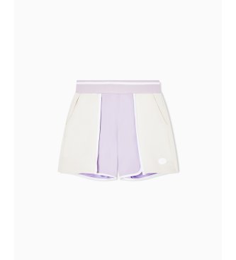 EA7 Sporting Club purple shorts