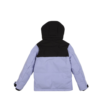 EA7 Teknisk quiltet skijakke i lilla