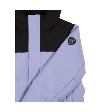 EA7 Teknisk quiltet skijakke i lilla