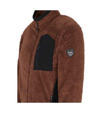 EA7 Fashion Teddy Bear bruin Cortina jasje