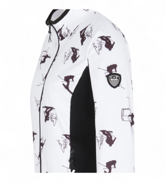 EA7 Skijakke W Cortina Powerstretch Fz Hvid