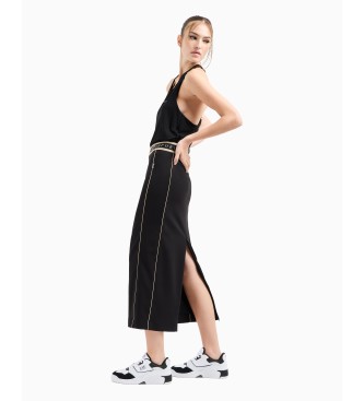 EA7 Dynamic Athlete lange rok van technische stof Natural Ventus7  zwart