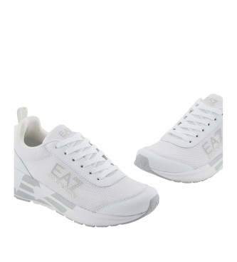 EA7 Crusher Distance Mesh Running Shoes white