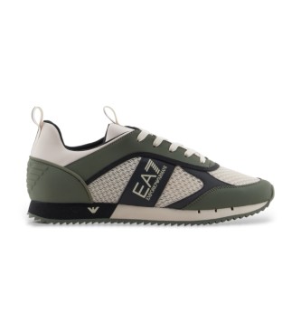 EA7 Trainers Black & White beige, green