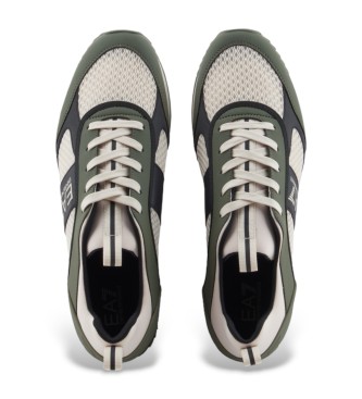 EA7 Trainers Black & White beige, green