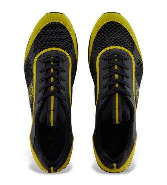 EA7 Buty sportowe czarno-białe z włókna węglowego
