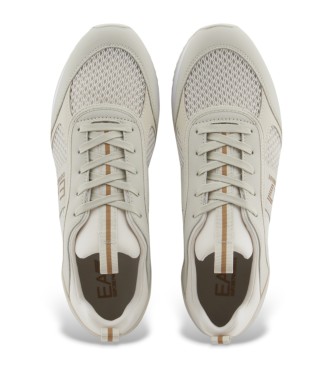 EA7 Baskets Black and White Carbon beige