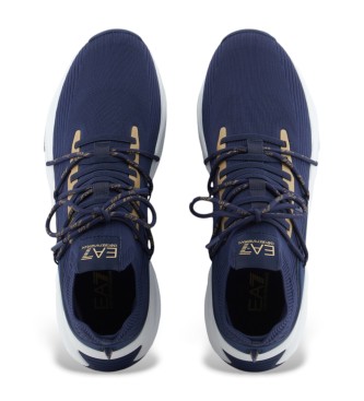 EA7 Scarpe da ginnastica Infinity in maglia blu scuro