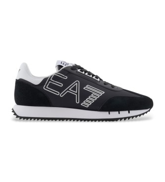 EA7 Baskets Noir et Blanc Vintage noir