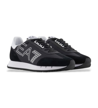 EA7 Baskets Noir et Blanc Vintage noir