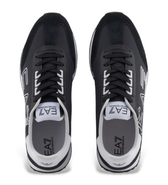 EA7 Baskets Noir et Blanc Vintage noir