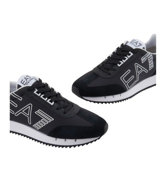 EA7 Baskets Noir et Blanc Vintage noir
