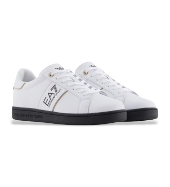 EA7 Zapatillas de piel Classic blanco