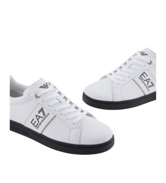 EA7 Zapatillas de piel Classic blanco