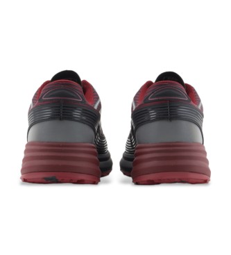 EA7 Crusher Distance Trail Shoes preto, vermelho