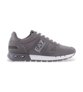 EA7 Trainers Black & White Legacy grey