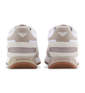 EA7 Scarpe da ginnastica nere e bianche Legacy beige