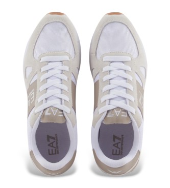 EA7 Scarpe da ginnastica nere e bianche Legacy beige