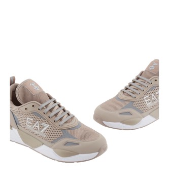 EA7 Ace runner beige sportschoenen