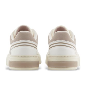 EA7 Premium Court Sneakers blanc