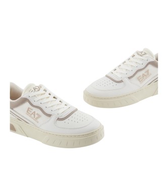 EA7 Premium Court Sneakers blanc
