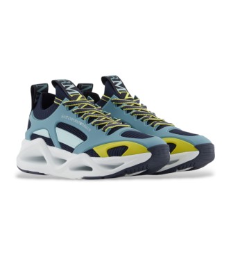 EA7 Baskets Infinity Cage bleu