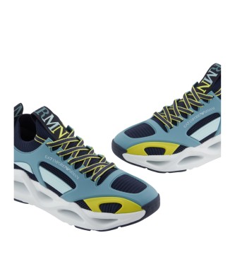 EA7 Baskets Infinity Cage bleu