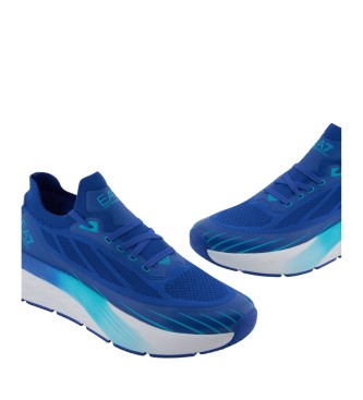 EA7 Chaussures Crusher Distance Sonic Knit bleu