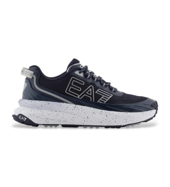 EA7 Crusher Distance Sonic Trail Lederschuhe Navy